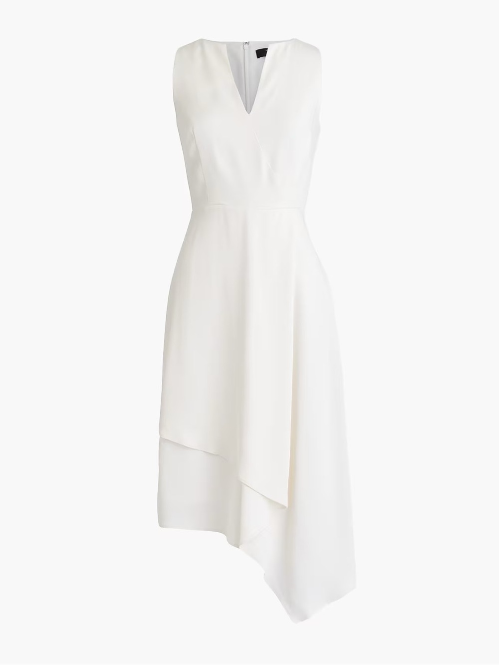 NWT J. Crew Asymmetrical Sheath Dress in Dobby